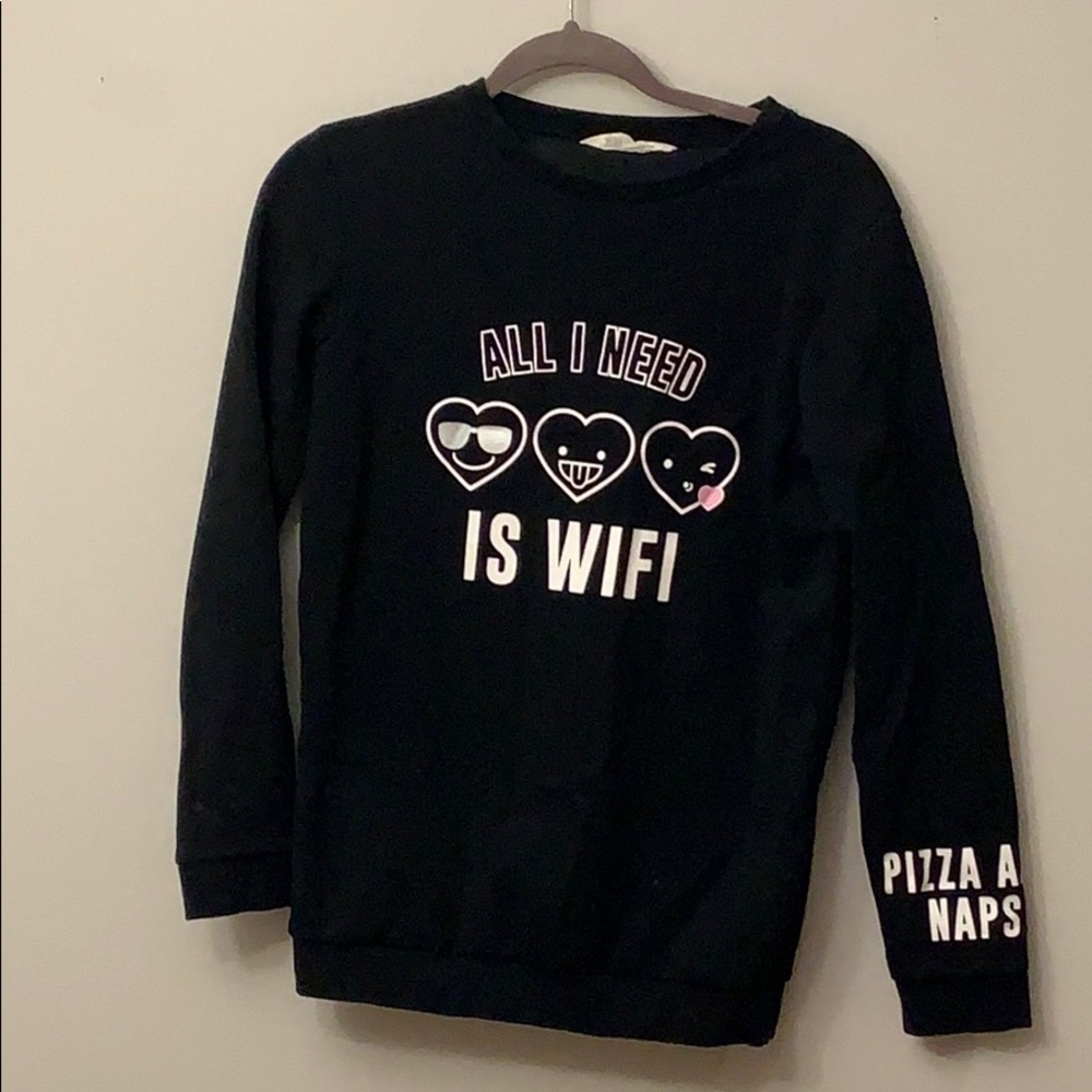 Cute H&M black girls sweater